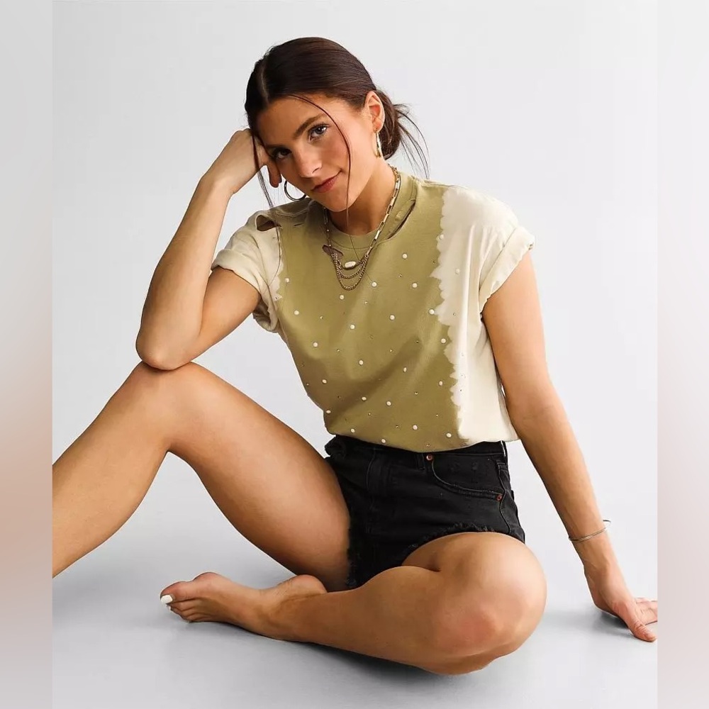 Gilded Intent Embellished Glitz T-Shirt